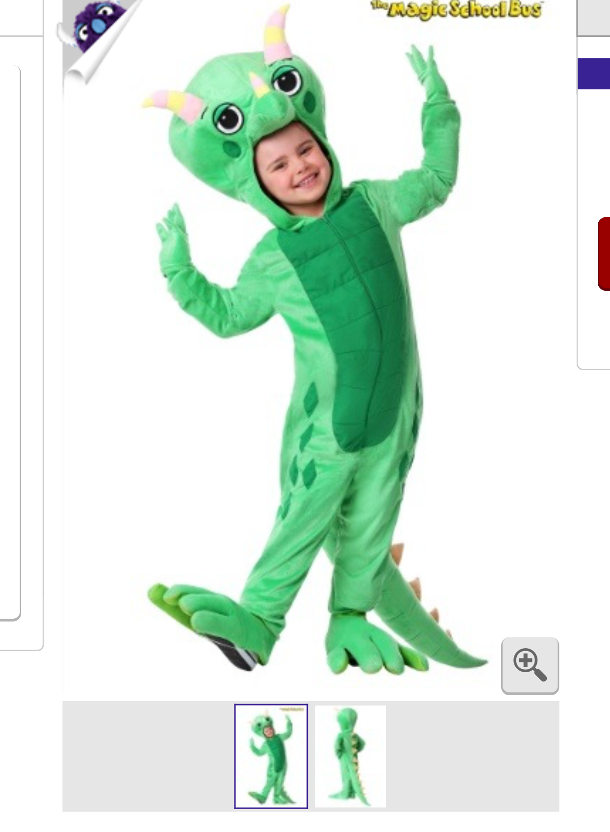 the store-bought green dragon]