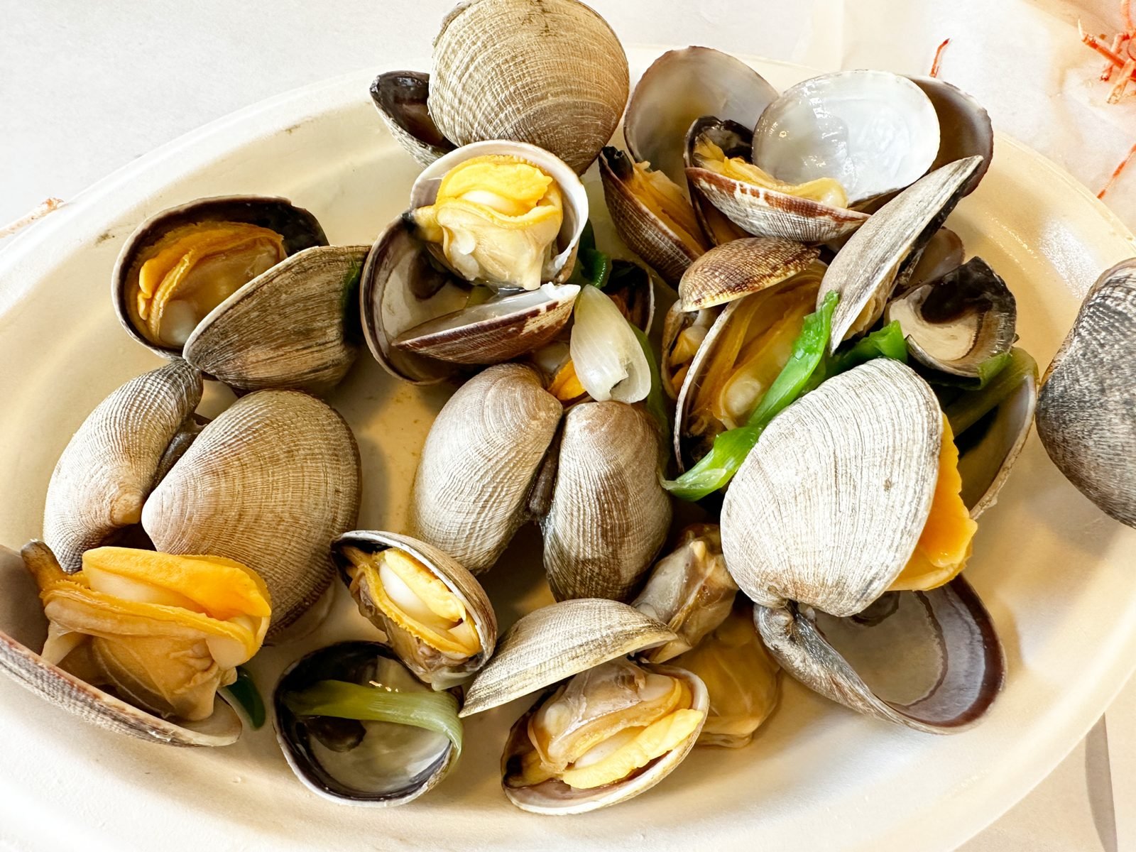 Steamed clams at Pacific Fish Center, Redondo Beach