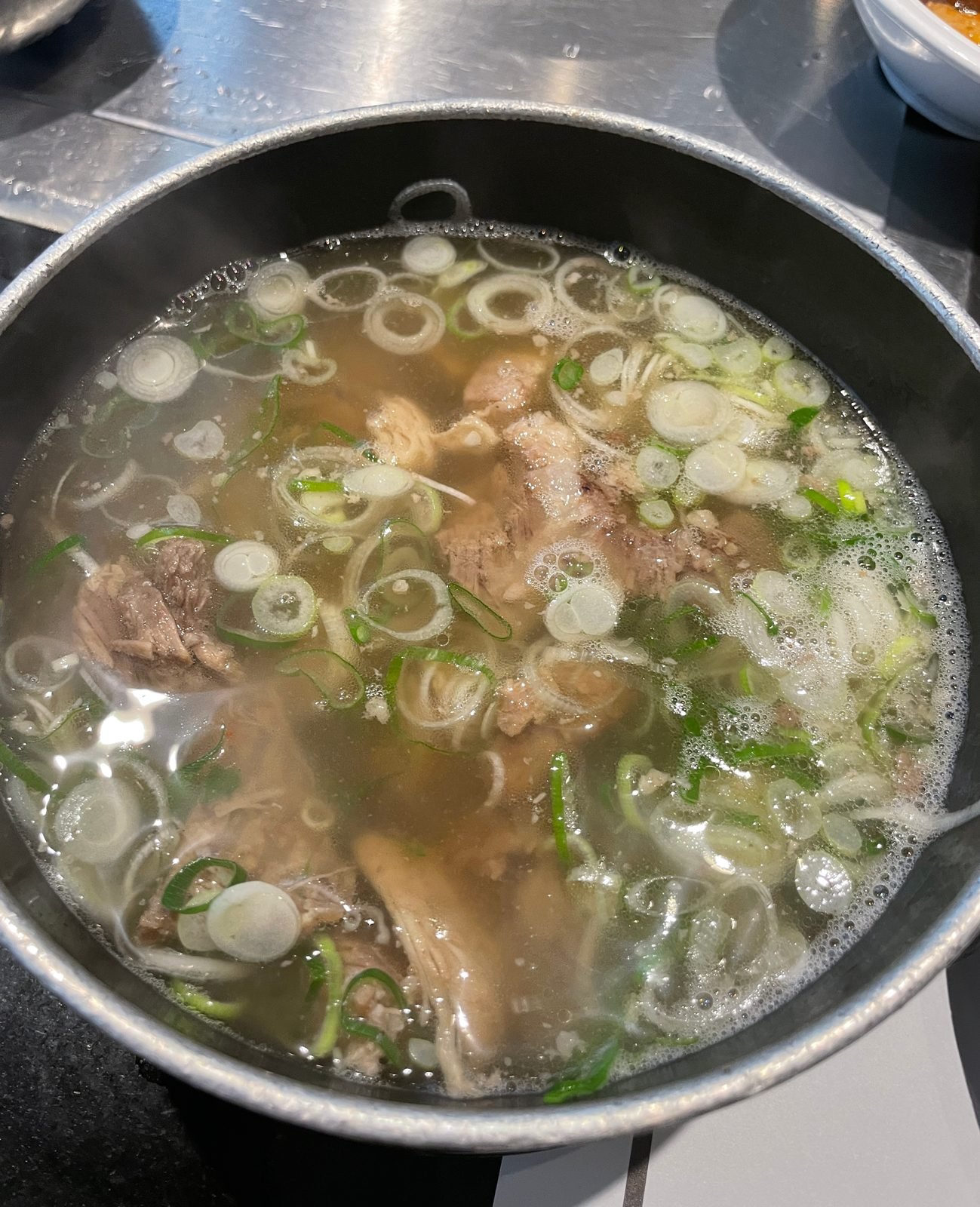 Galbitang short rib soup