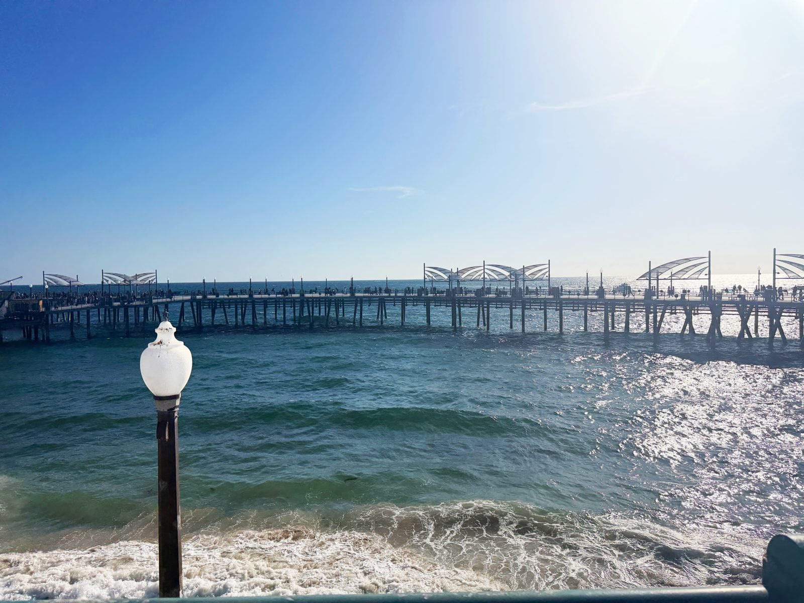 Redondo Beach pier walkway near Pacific Fish Center