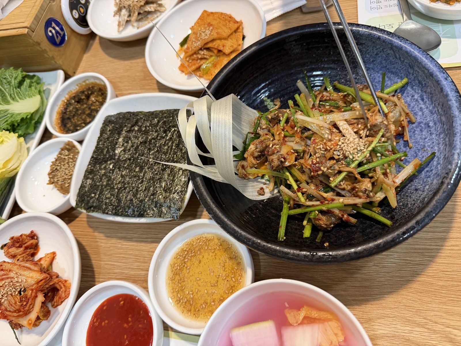 Sweet and sour seasonal chomuchim at Gowonnim Seoul