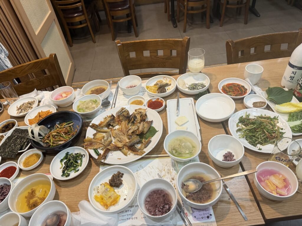 Namdo course meal spread at Gowonnim in Samseong-dong Seoul