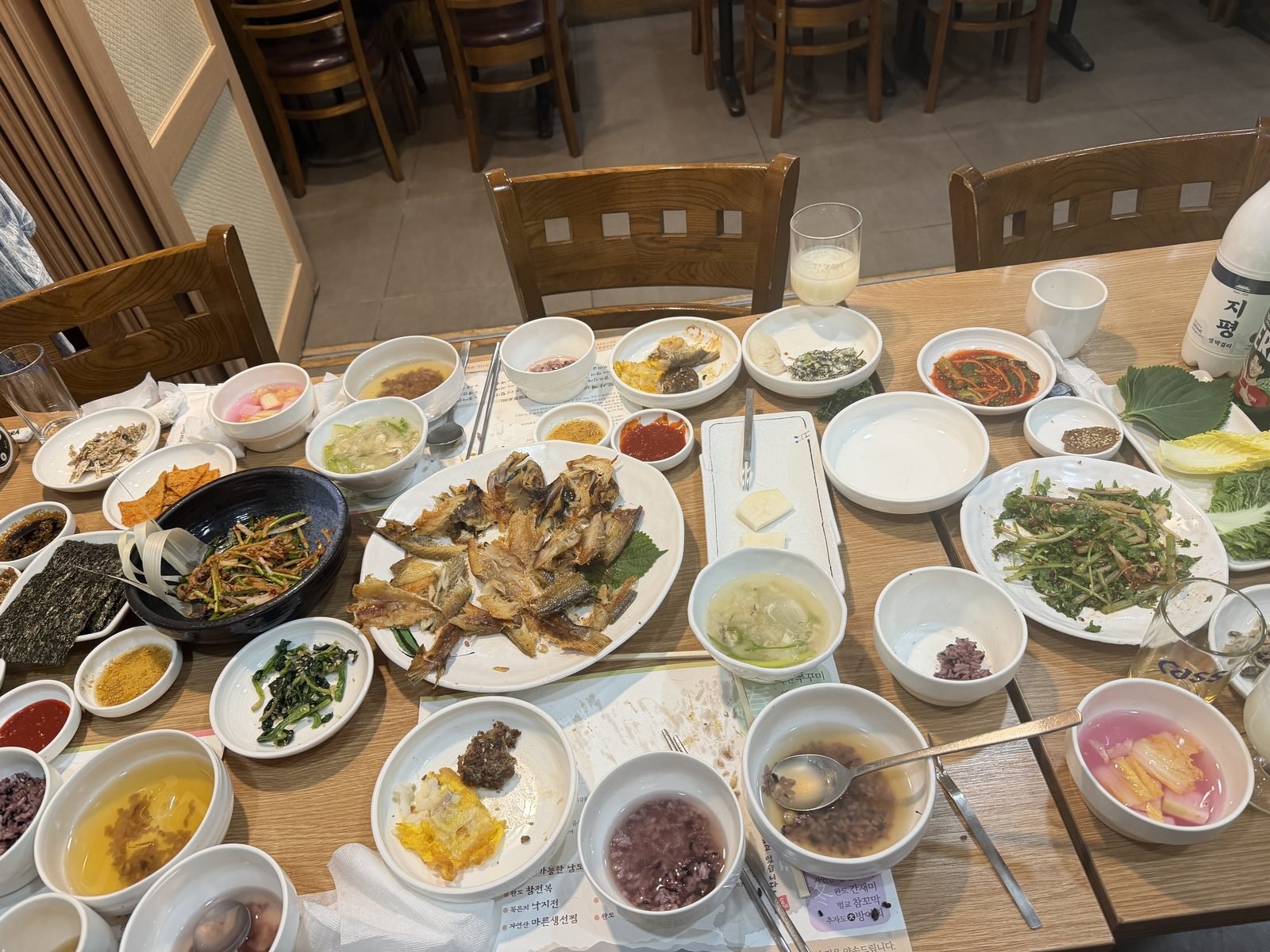 Namdo course meal spread at Gowonnim in Samseong-dong Seoul