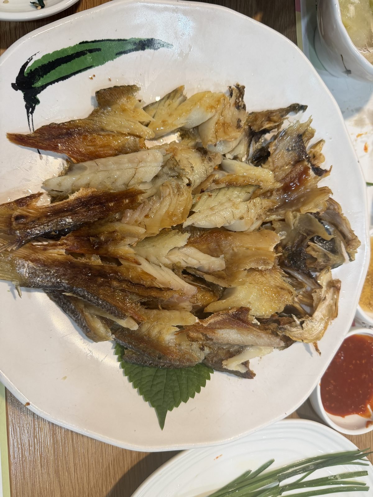 Grilled bori gulbi dried croaker at Gowonnim Seoul