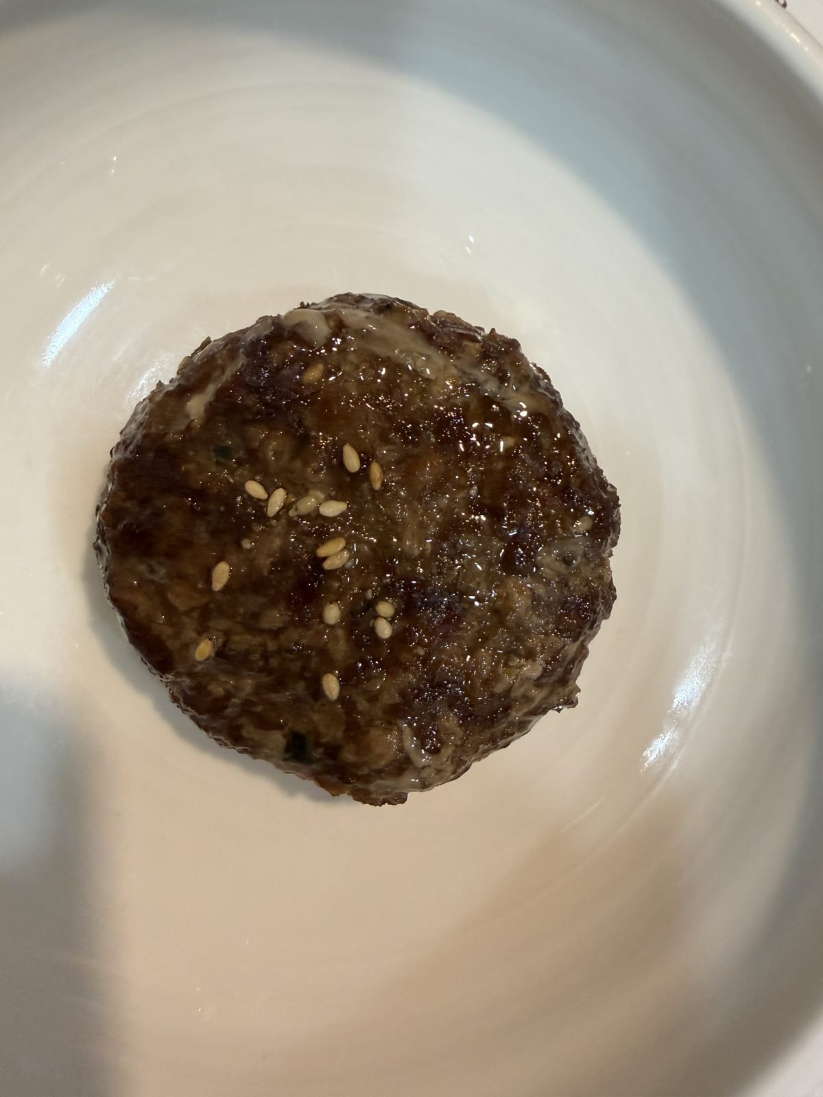 Tteokgalbi grilled short rib patty at Gowonnim Seoul