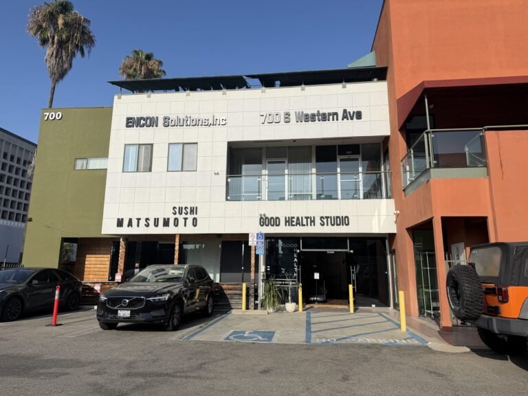 Sushi Matsumoto storefront on South Western Avenue in Los Angeles Koreatown