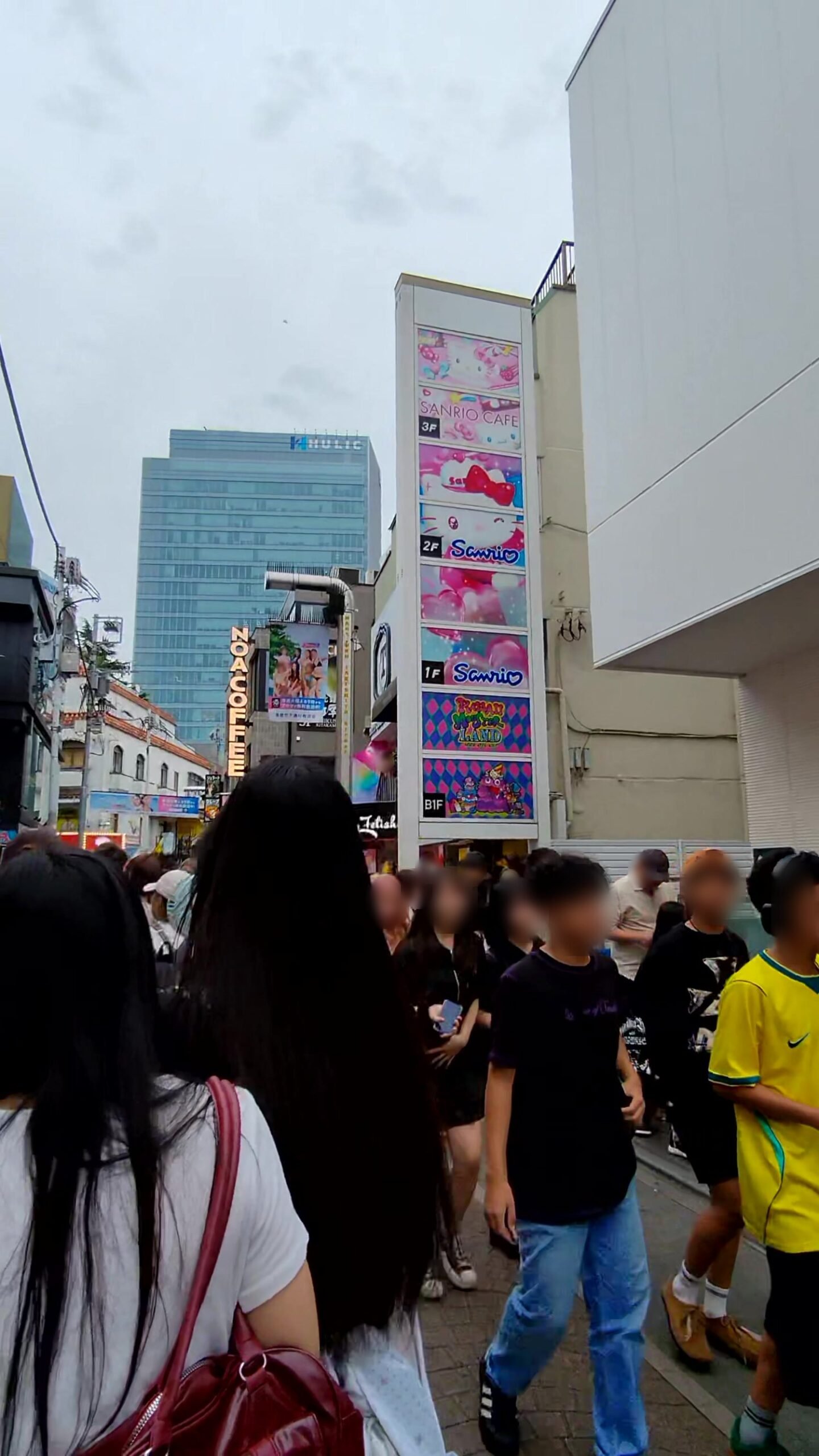 Takeshita Street packed shoulder to shoulder with people