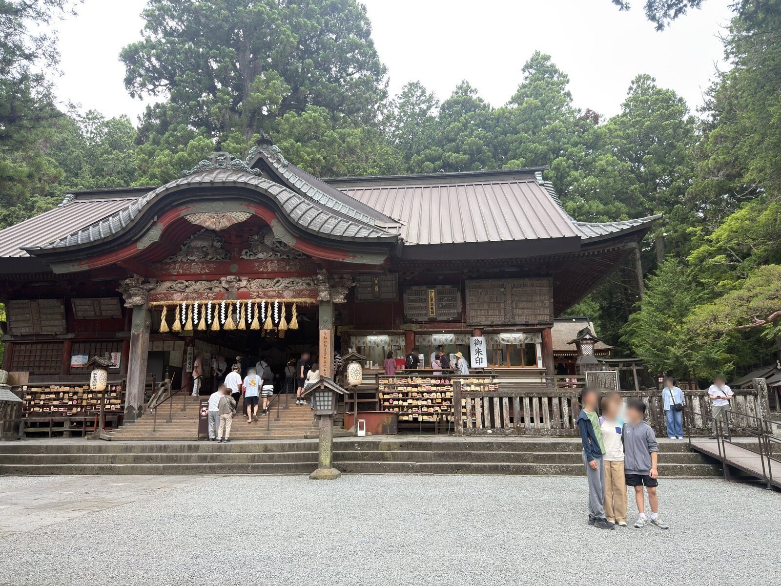 The main hall of Kitaguchi Hongu Fuji Sengen Shrine