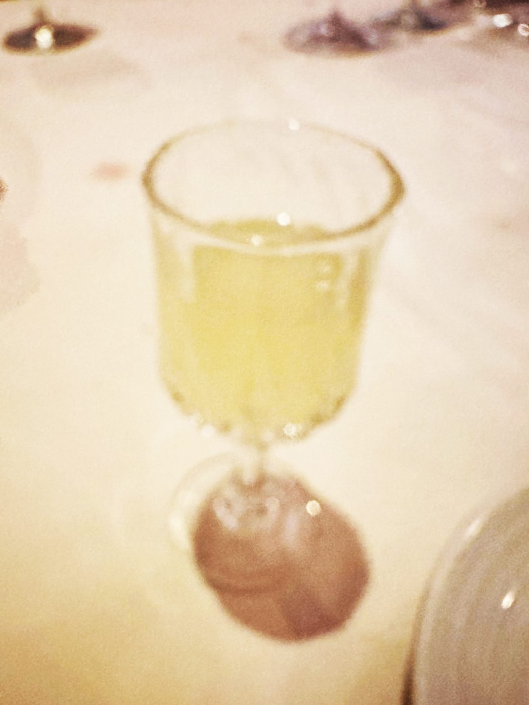 West Hollywood Madeo Ristorante chilled limoncello in a small glass to finish the meal