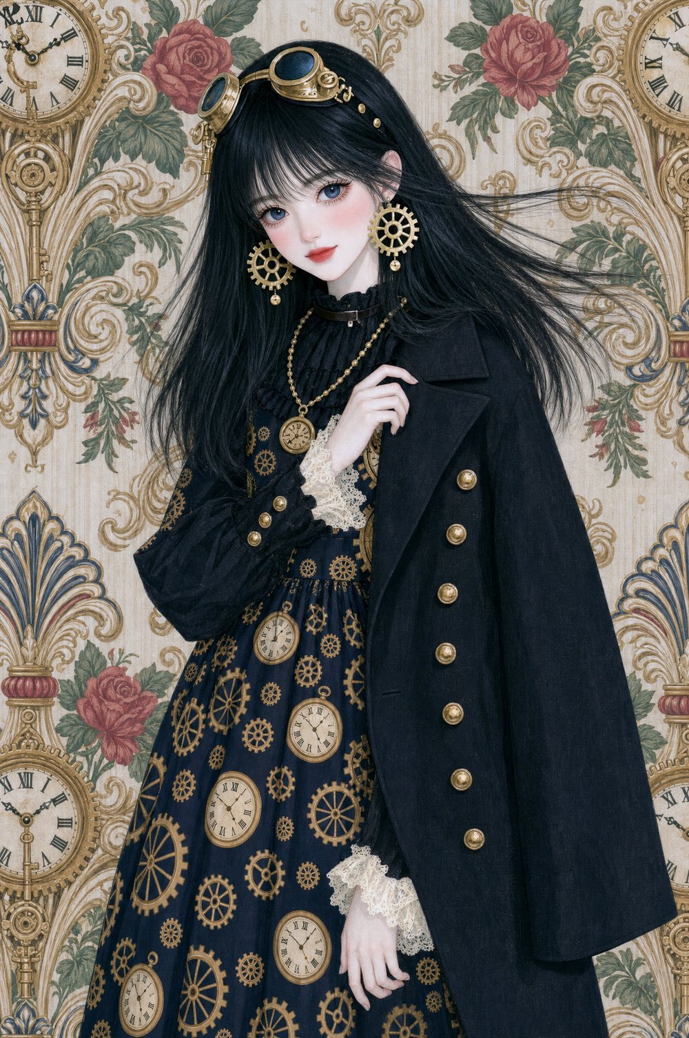 Ruby in the Steampunk Clockwork look, Pearl & Ruby Halloween Lookbook